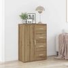Sideboard, Kommode Artisan-Eiche 60 x 31 x 84 cm Holzwerkstoff j1025p Bild 2