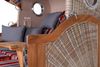Strandkorb Komplettset - bene living - Ammersee Grande XL Teak - PE shell - Modell 584 - inkl. Liftersystem Bild 5