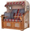 Strandkorb Komplettset - bene living - Ammersee Grande XL Teak - PE shell - Modell 584 - inkl. Liftersystem Bild 3