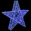vidaXL 3D Stern mit 50 LEDs Blau 55 x 53.5 x 10 cm Acryl 42019100 Bild 4