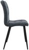 ML-DESIGN Stuhl Esszimmerstuhl mit Rückenlehne Polsterstuhl mit Metallbeine (4 St), Ergonomischer Stuhl Anthrazit Kunstleder Wohnzimmerstuhl Küchenstuhl Bild 3