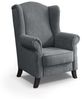 Beautysofa Ohrensessel Leonardo (mit Holzbeine, Wellenfedern) Bild 4