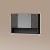 Livinity® Badezimmerspiegelschrank Ronco, Anthrazit Hochglanz, 80.1 x 55 cm (1-St) Bild 2