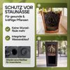 Casaria Poly Rattan Blumentopf mit Wasserabfluss Schwarz - 3er Set Bild 5