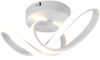 LED Decken- und Wandleuchte RUSA Metall in Weiß, Breite 28cm Bild 2