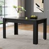 Esstisch, moderner Esstisch, stabiler Esstisch, vierbeiniger Tisch, rechteckiger Esstisch, Kaffee-Lounge-Tisch, moderner einfacher Esstisch, schwarz, (OLD SKU: N634P215552S) Bild 2