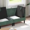 vidaXL Wohnzimmergarnitur mit Kissen mit Speicher 4 pcs Meergrün Samt 3413774 Bild 3