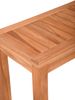 Gartenbank NADJA 2-Sitzer - 120cm Breit, Teak, Teakbraun | Terrassenbank Wetterfest Sitzbank Outdoor Bank Bild 3
