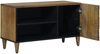 vidaXL TV-Schränk mit Regal Braun 80 x 31,5 x 46 cm Massivholz Mango 4018347 Bild 2