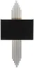 Vente-unique - SANGARIUS Wall light Metall SchwarzSilberfarben - B 10 cm x H 75 cm x L 22 cm Bild 3