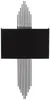 Vente-unique - SANGARIUS Wall light Metall SchwarzSilberfarben - B 10 cm x H 75 cm x L 22 cm Bild 2