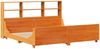 vidaXL Massivholzbett ohne Matratze Wachsbraun 200x200 Massivholz 3323796 Bild 3