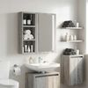 vidaXL Badezimmer-Wandschrank mit Regal Graues Sonoma 20 x 10 x 50 cm 889284 Bild 4