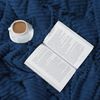 One Home Bettwäsche Winter Cashmere Touch Cord Optik, Fleece, 2 teilig, kuschelig flauschig warmes weiches Flanell Teddy Plüsch Bild 3