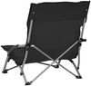 vidaXL Klappbare Strandstühle 2 Stk. Schwarz Stoff 312489 Bild 5