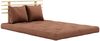 Karup Design SHIN SANO Schlafsofa Gestell Natur, Matratze Clay Brown Bild 3
