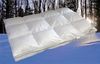 White Sibiria Schneegänseflaum Daunendecke mit 4 cm Außensteg 155x220 cm Bild 2