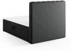 Micadoni Boxspringbett Kelp Strukturierter Stoff Schwarz 140x200 Bild 5