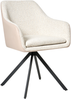 Esszimmerstuhl 2er Set LITHIA Bouclé Hellbeige Bild 5
