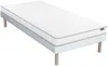 Vente-unique - ASTYANAX Mattress and bed base set Stoff Weiß - B 90 cm x H 31 cm12 cm x L 190 cm Bild 1