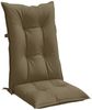 vidaXL Hochlehner-Auflagen 6 Stk. Melange Taupe 120x50x7 cm Stoff 4002372 Bild 5