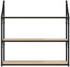 vidaXL Wandregal 3 Fächer Sonoma-Eiche 80x21x78,5 cm Holzwerkstoff 835455 Bild 4