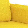 vidaXL 2-tlg. Sofagarnitur mit Kissen Hellgelb Stoff 3202123 Bild 5