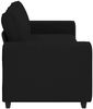 vidaXL 3-Sitzer-Sofa Schwarz 220x77x82 cm Stoff 4105178 Bild 5
