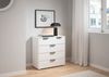 rauch Schubkastenkommode Sideboard Schubladenkommode COSTA mit farblich passenden Metallgriffen (in 2 Griff-Farben, Breite 80 cm), fünf praktische und geräumige Schubladen MADE IN GERMANY Bild 3