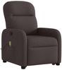 vidaXL Massagesessel mit Aufstehhilfe Dunkelbraun Stoff 3302987 Bild 4