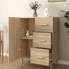 vidaXL Sideboard Sonoma-Eiche 69,5 x 34 x 90 cm Holzwerkstoff [812171] Bild 3