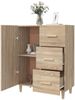 vidaXL Sideboard Sonoma-Eiche 69,5 x 34 x 90 cm Holzwerkstoff [812171] Bild 4