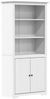 vidaXL Bücherregal BODO Weiß 82x40x173 cm Massivholz Kiefer 355056 Bild 2