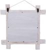 Holzspiegel Altholz Massiv Weiß, 70x70 cm Bild 4