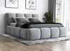 Polsterbett DONA 90x200 mit Matratze, Bettkasten und Lattenrost. Farbe: Silber 15 Bild 2