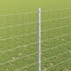 vidaXL Zaun mit Pfosten Silber 3336159 Bild 4