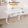 Höhenverstellbarer Schreibtisch 120x60 cm Elektrisch Standing Desk Bild 3
