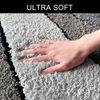 OTTO home Badematte Josie, Badvorleger, Badezimmer Teppich, Höhe 20 mm, rutschhemmend beschichtet, schnell trocknend, strapazierfähig, fußbodenheizungsgeeignet, Polyester, rechteckig, 3-tlg. Stand-WC Set, Badteppich, Badematten, rechteckig, rund & als ... Bild 4