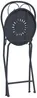 Vente-unique - GUERMANTES Garden dining set Metall Grau - B 45 cm x H 90 cm x L 41 cm Bild 5