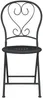 Vente-unique - GUERMANTES Garden dining set Metall Grau - B 45 cm x H 90 cm x L 41 cm Bild 4
