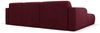 Micadoni Ecksofa Molino 4-Sitzer Links Strukturierter Stoff Bordeaux Bild 3