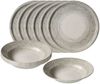 Ritzenhoff & Breker Rimini Pizza- und Pasta-Set 12-teilig Stone Bild 2