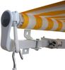 Alu-Markise T790, Gelenkarmmarkise Sonnenschutz 4x3m ~ Polyester, grau-braun Bild 3
