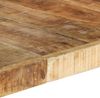 vidaXL Esstisch 140 x 140 x 75 cm Raues Mangoholz [321572] Bild 5