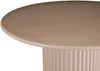 Vente-unique - TAMARZO Esstisch Holz, Platte BraunSchokoladenbraun - B 120 cm x H 76 cm x L 120 cm Bild 3