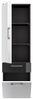Hochschrank RIMAO-100 Hochglanz weiß, anthrazit, B x H x T ca.: 40 x 134,5 x 30 cm Bild 5