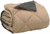 vidaXL Sommerdecke Anthrazit und Taupe 200 x 200 cm Mikrofaser 42025419 Bild 5