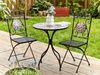 Beliani 'CARPINO' Bistro Set, Metall schwarz Bild 3