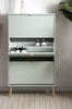 Schuhschrank Aldan in grün 70 x 125 cm Bild 3