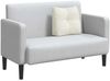 vidaXL Rücken Kissen Creme 45 x 24 x 50 cm Samt 42014380 Bild 3